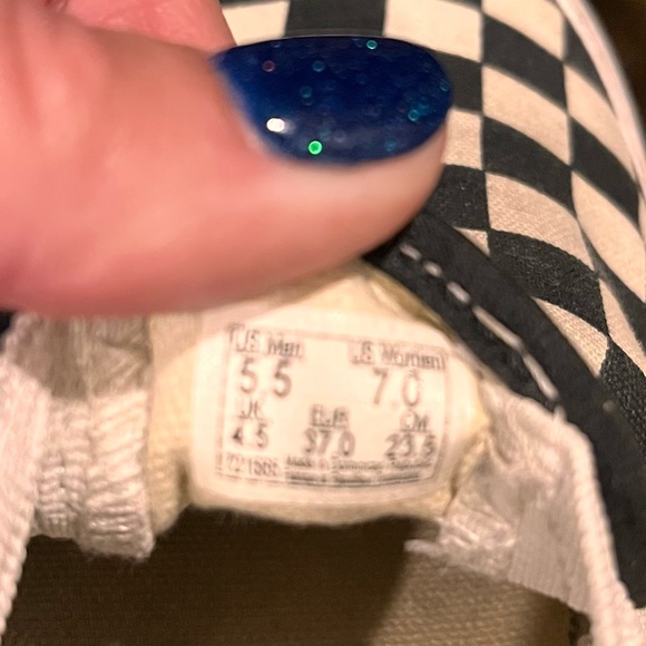 Vans slip on checkered No lace shoes - Picture 4 of 6